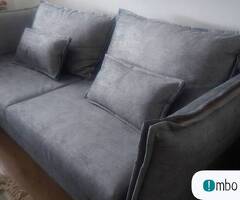 Luksusowa sofa, kanapa, rozkłada 3 os,firmy KENZO Tadao